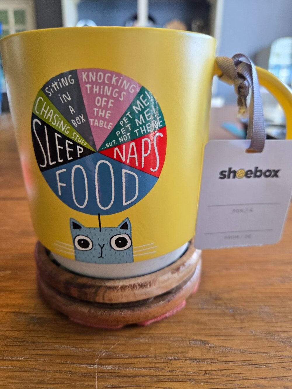 Hallmark's Shoebox  "STUFF CATS think about" Mug